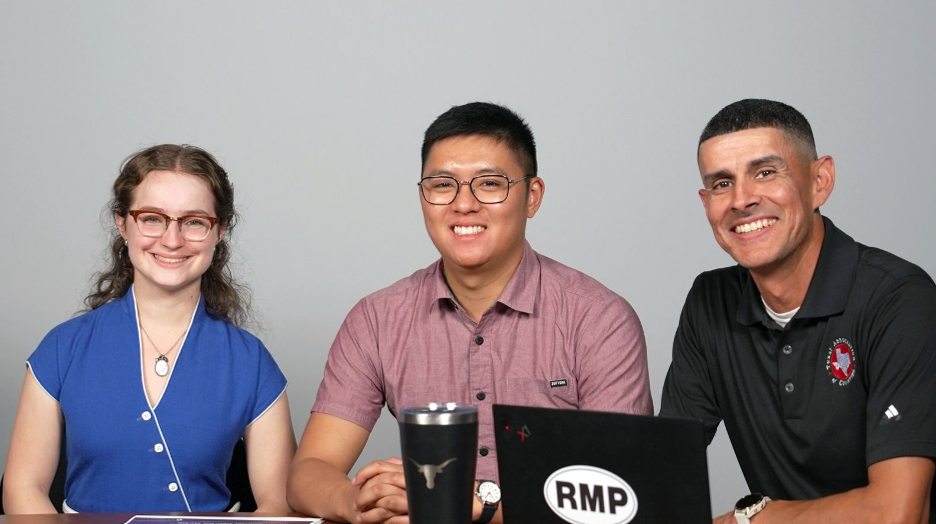 Client students with a client
